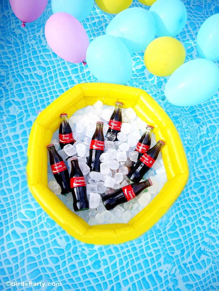 Coke Float, Anyone? #pooldecorideas #diypooldecor #decorhomeideas
