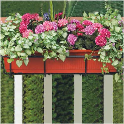 Flower Box for a Window or Fence #fenceplanters #fenceflowerpots #decorhomeideas