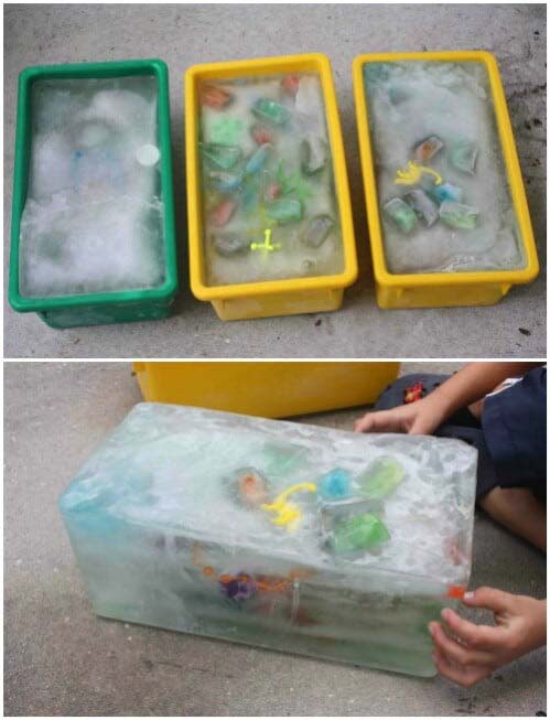 Ice Block Treasure Hunt #diybackyardgames #outdoorgames #decorhomeideas