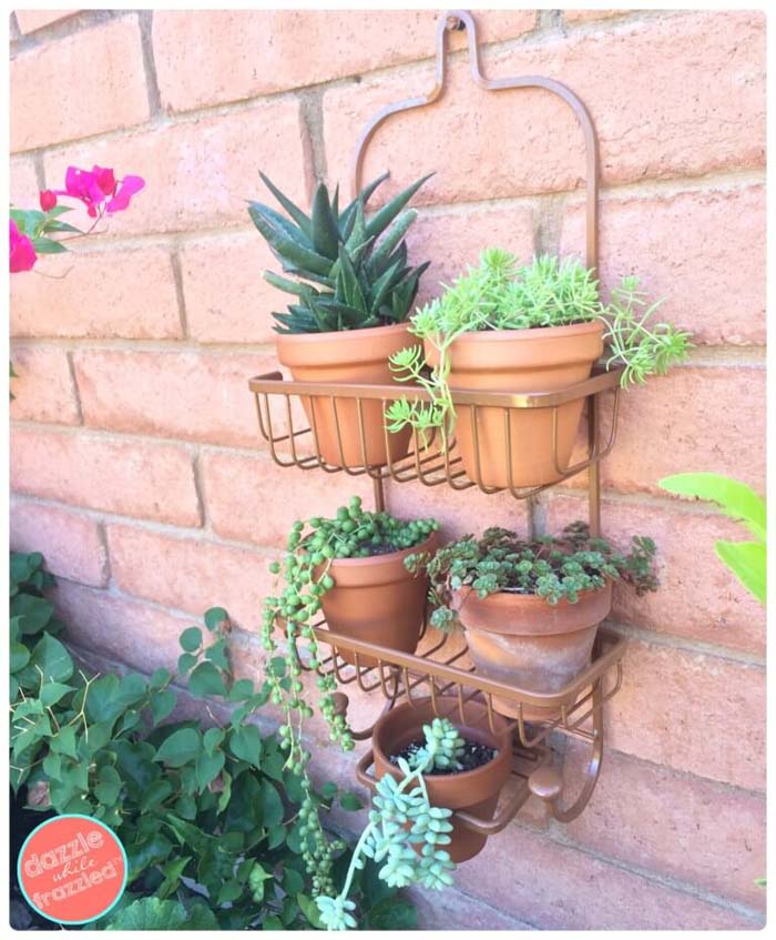 A Large Rack for Pots #gardenplanter #diygardenplanter #decorhomeideas