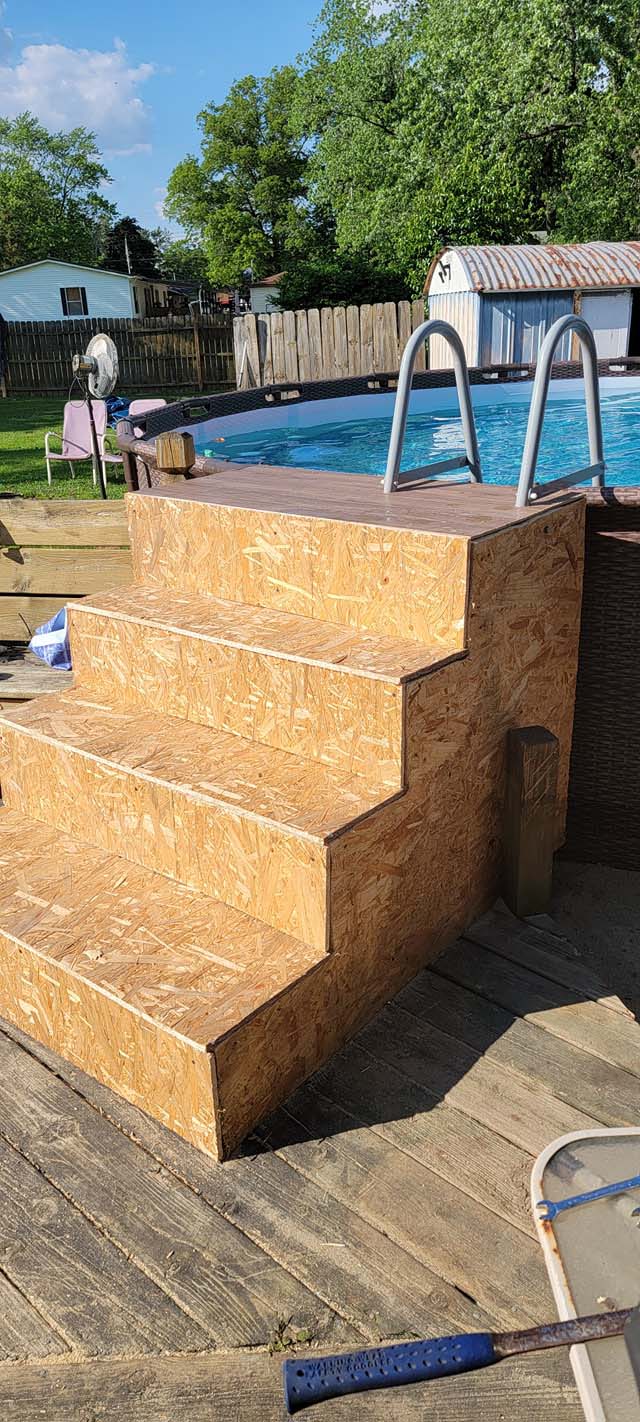 Above Ground Pool Steps 3