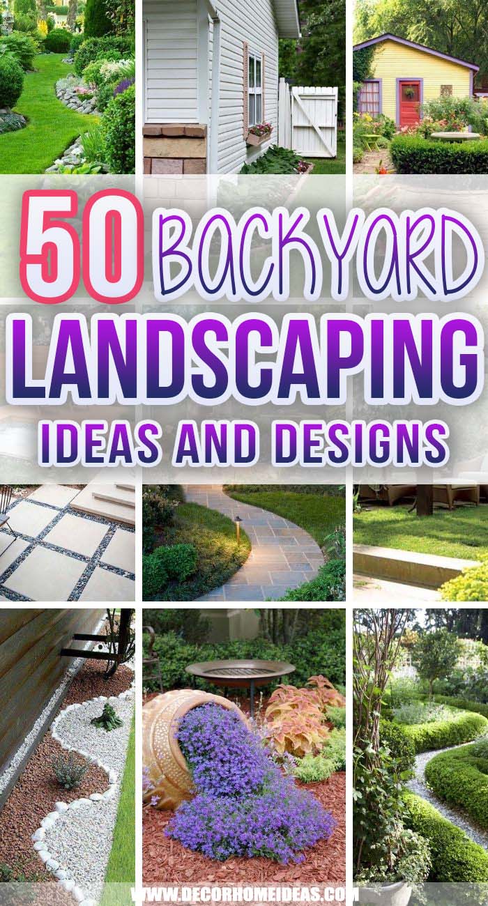 Best Backyard Landscaping Ideas. Backyard landscapes need to be functional as spaces that are useful as well as beautiful. These backyard landscaping ideas will inspire you to create your own garden oasis. #decorhomeideas