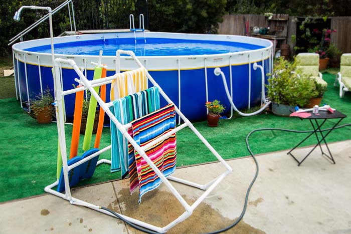 DIY Pvc Pipe Pool Caddy