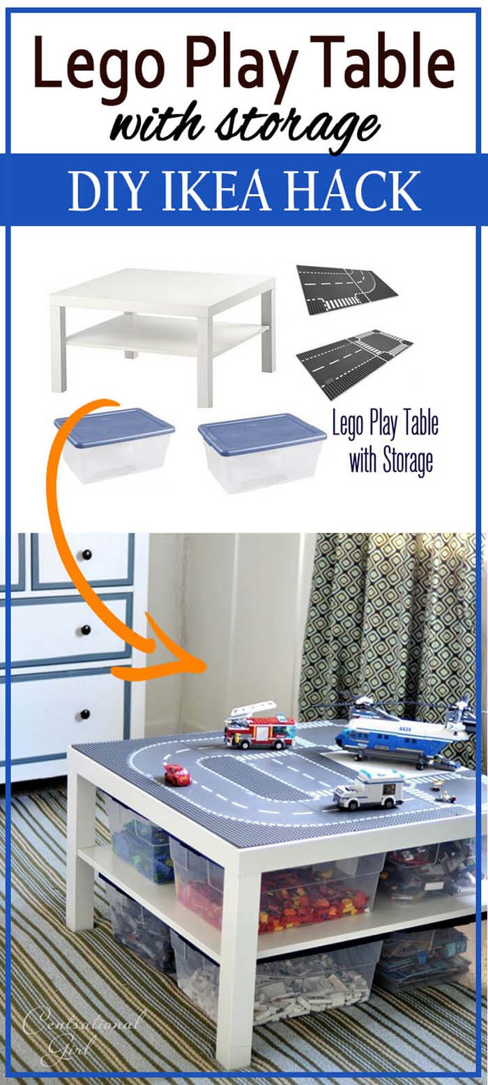 Efficient and Pristine Play Table #IKEAhacks #IKEAfurniture #decorhomeideas