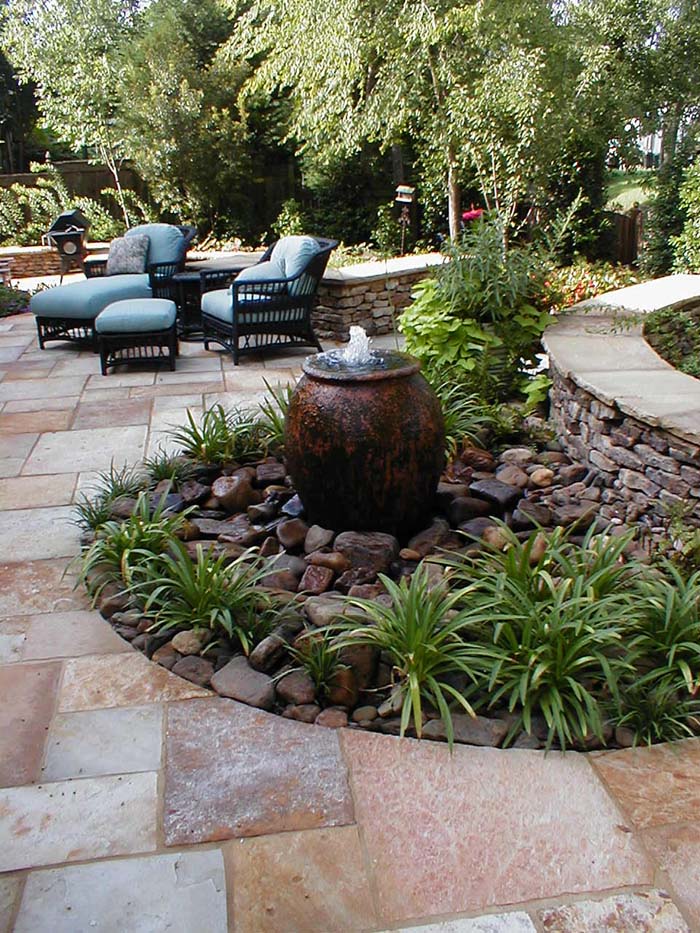 Elegant Stonescape #backyardlandscaping #decorhomeideas