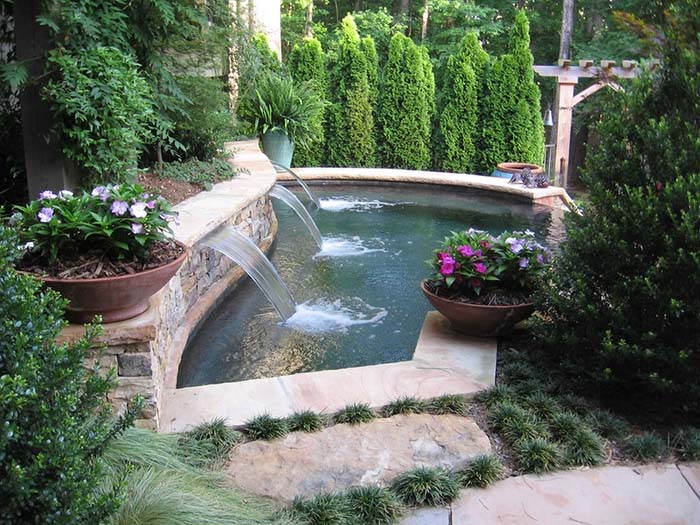 Extravagant Fountain #backyardlandscaping #decorhomeideas