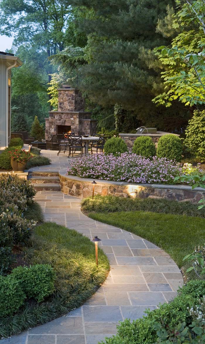 Fireplace Patio #backyardlandscaping #decorhomeideas