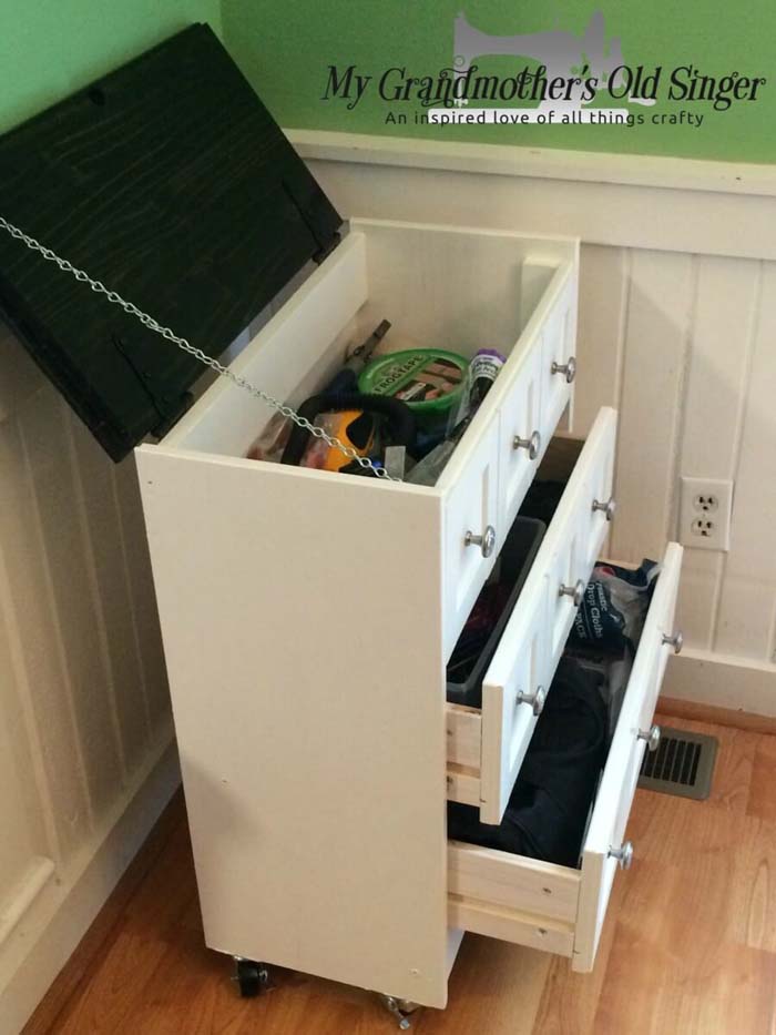 Kids Dresser with Removable Top #IKEAhacks #IKEAfurniture #decorhomeideas