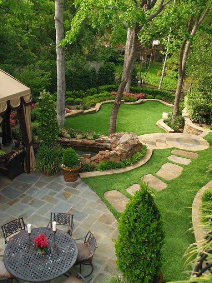 Leveled Luxury #backyardlandscaping #decorhomeideas