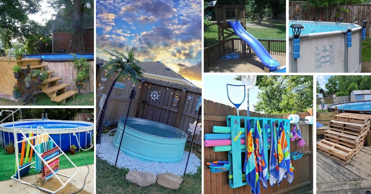 40 Best Pool S That Will Save You A, Do It Yourself Diy Above Ground Pool Slide