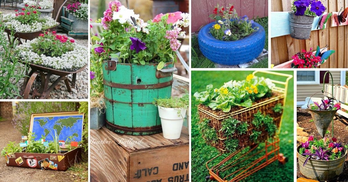 Repurposed Garden Container Ideas