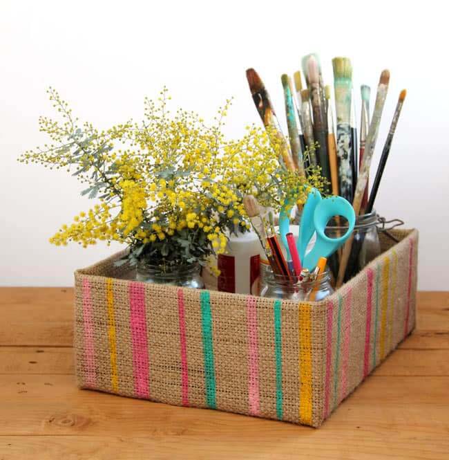 Simple But Decorative Storage Boxes #trashtotreasure #decorhomeideas