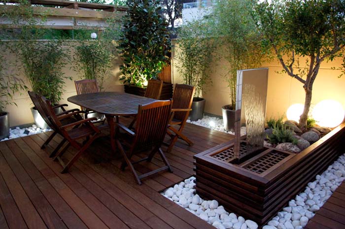 Sleek Patio Area #backyardlandscaping #decorhomeideas