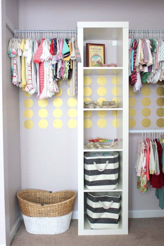 Tall and Rectangular Shelving Structure for Closet #IKEAhacks #IKEAfurniture #decorhomeideas