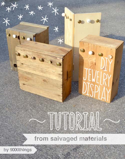 Unique Upcycles: Wood Crate Jewelry Displays #diywoodcrateprojects #diywoodcrateideas #decorhomeideas