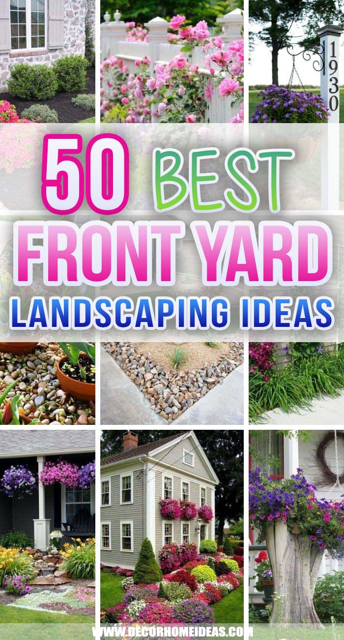 Best Front Yard Landscaping Ideas. Beautiful front yard landscaping ideas will help you boost your curb appeal and add a personal touch to your outdoor space without hesitation and hard work. #decorhomeideas