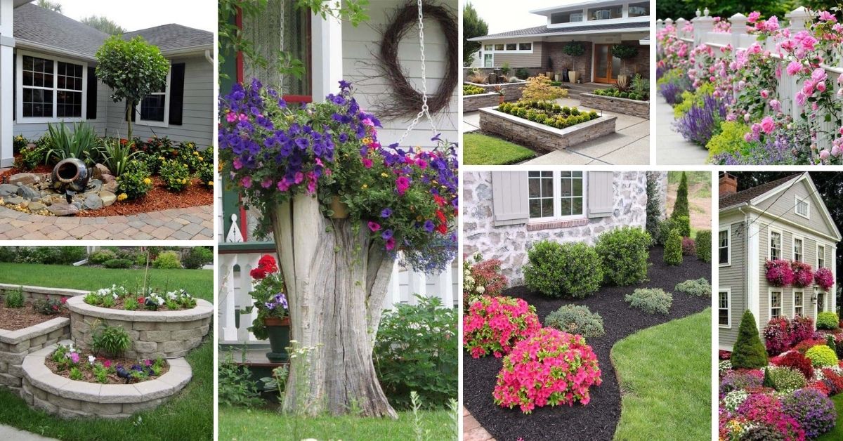 50 Awesome Front Yard Landscaping Ideas, Rustic Front Yard Landscaping Ideas