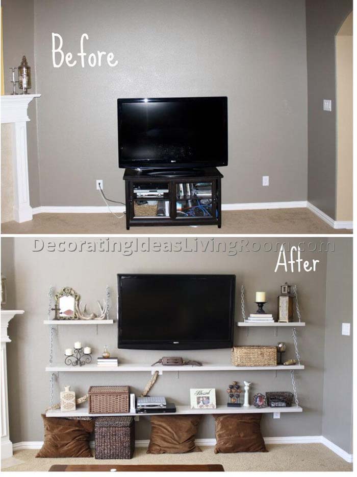 How to Create a Statement Wall #livingroommakeovers #decorhomeideas