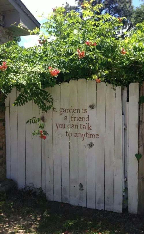 Meaningful Fence Quotes #gardenfencedecoration #decorhomeideas