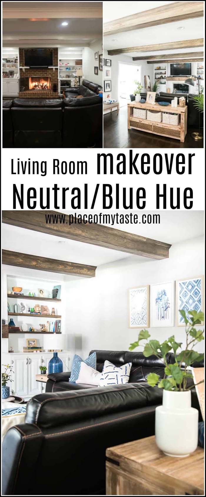 Neutral Living Room Makeover #livingroommakeovers #decorhomeideas