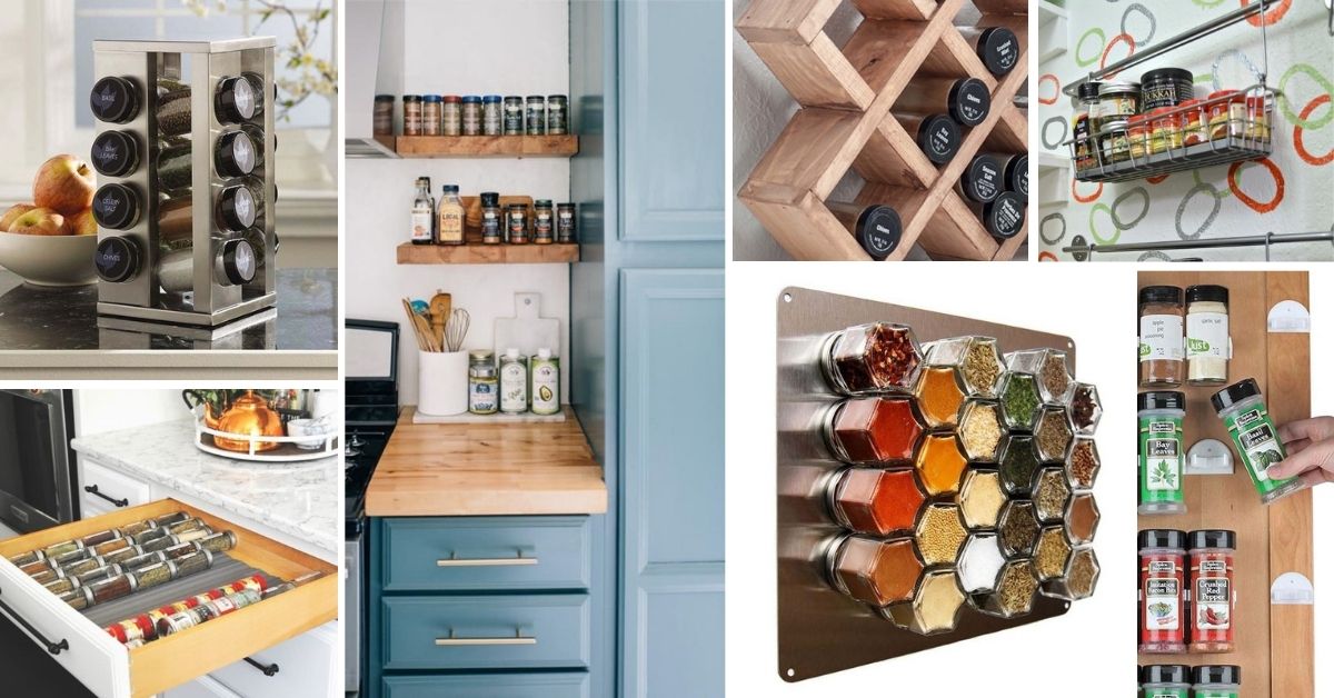 28 Best Spice Rack Ideas to Keep Your Collection Organized