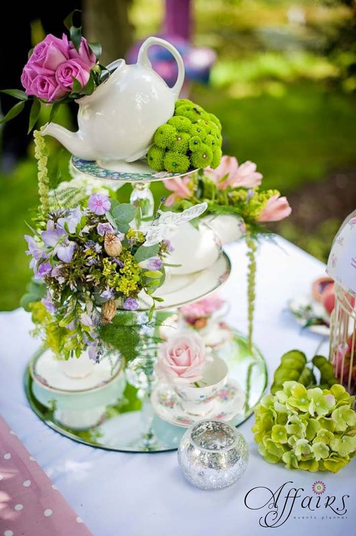Tipsy Teapot with Cascading Catkins #flowerarrangementsideas #flowerarrangement #decorhomeideas