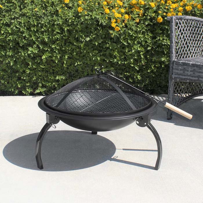 Valentine Cheap Outdoor Fire Pit With Lid