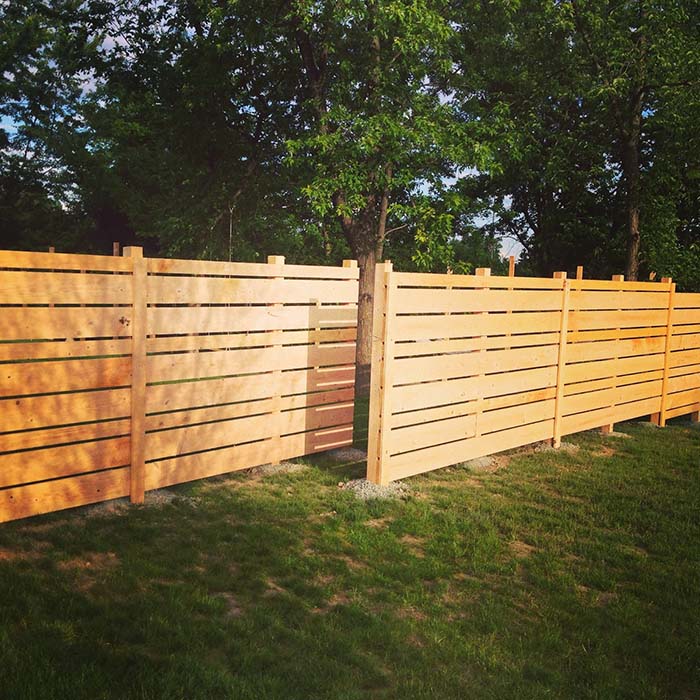 Wood Plank Fence