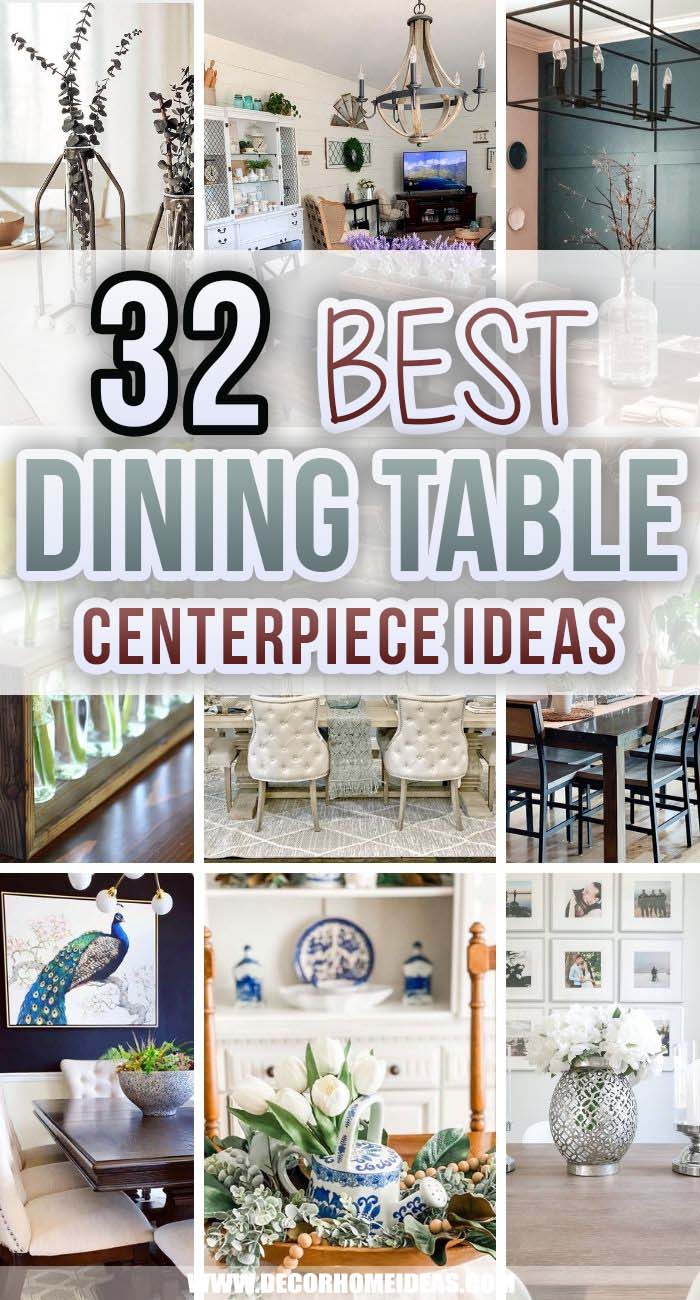 32 Best Dining Table Centerpiece Ideas, Simple Dining Table Centerpiece Ideas