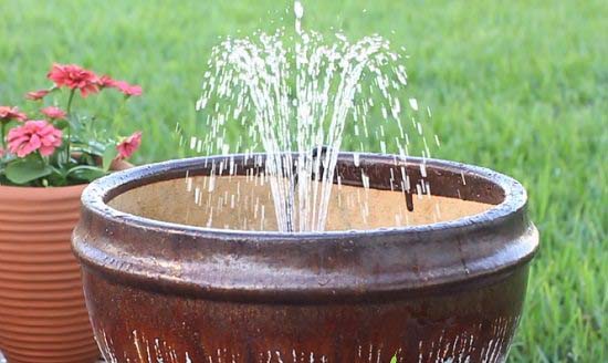 DIY Container Fountain Tutorial #diywaterfountain #decorhomeideas