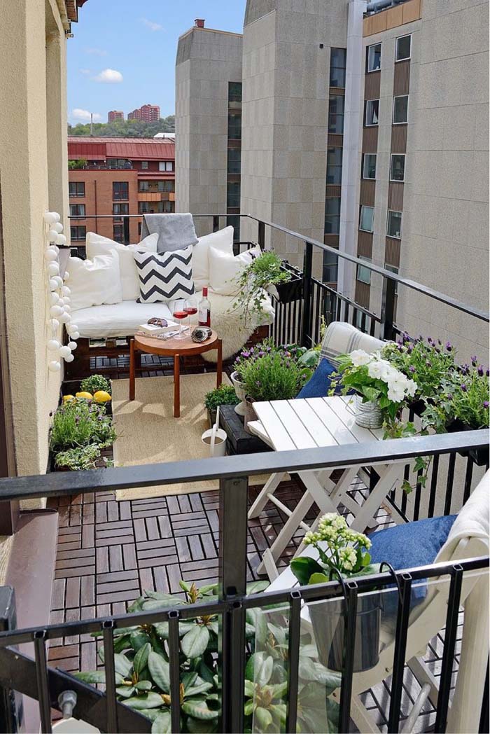 Entertainment Balcony #balconygarden #decorhomeideas