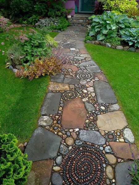 From Random Stones To One Of A Kind Walkway Home