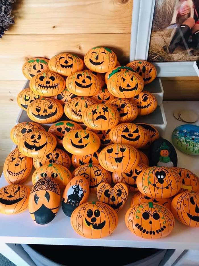 Halloween Painted Rocks