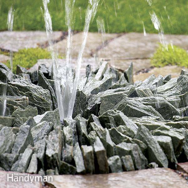 How to Build a Stone Fountain #diywaterfountain #decorhomeideas