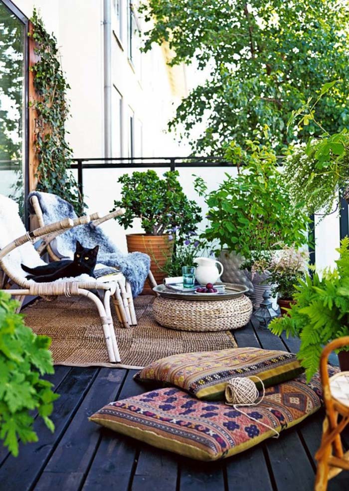 Private Oasis #balconygarden #decorhomeideas