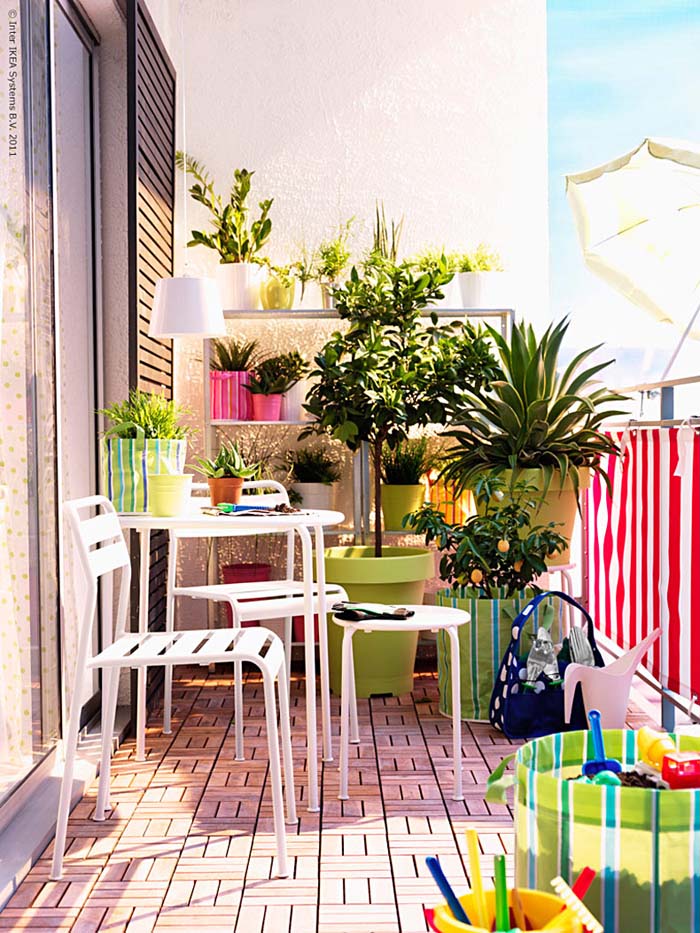 Sunny Side #balconygarden #decorhomeideas