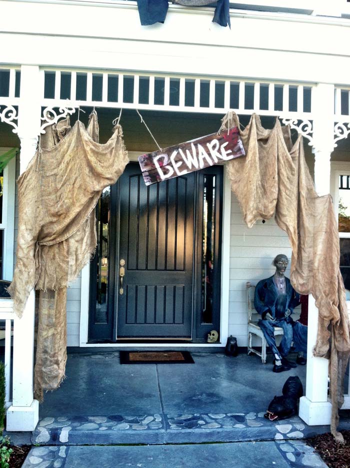 1. 100-Year-Old House Untouched for Years #frontporch #halloween #decorhomeideas