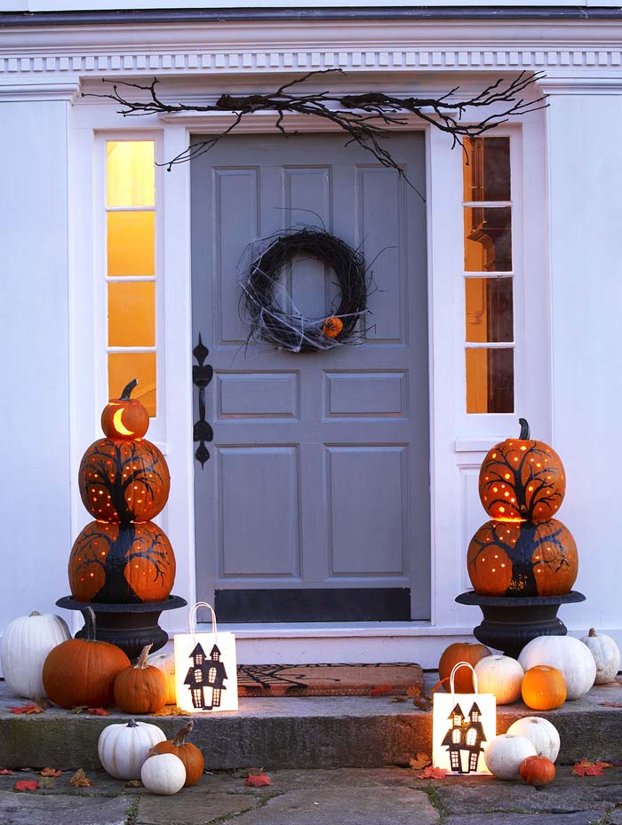 5. Beauty of Pumpkins #frontporch #halloween #decorhomeideas