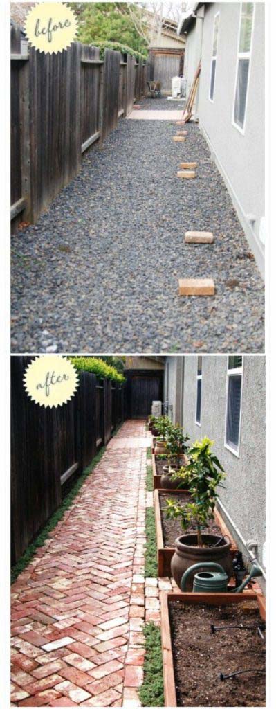 Build an Amazing Walkway #oldbrickideas #decorhomeideas