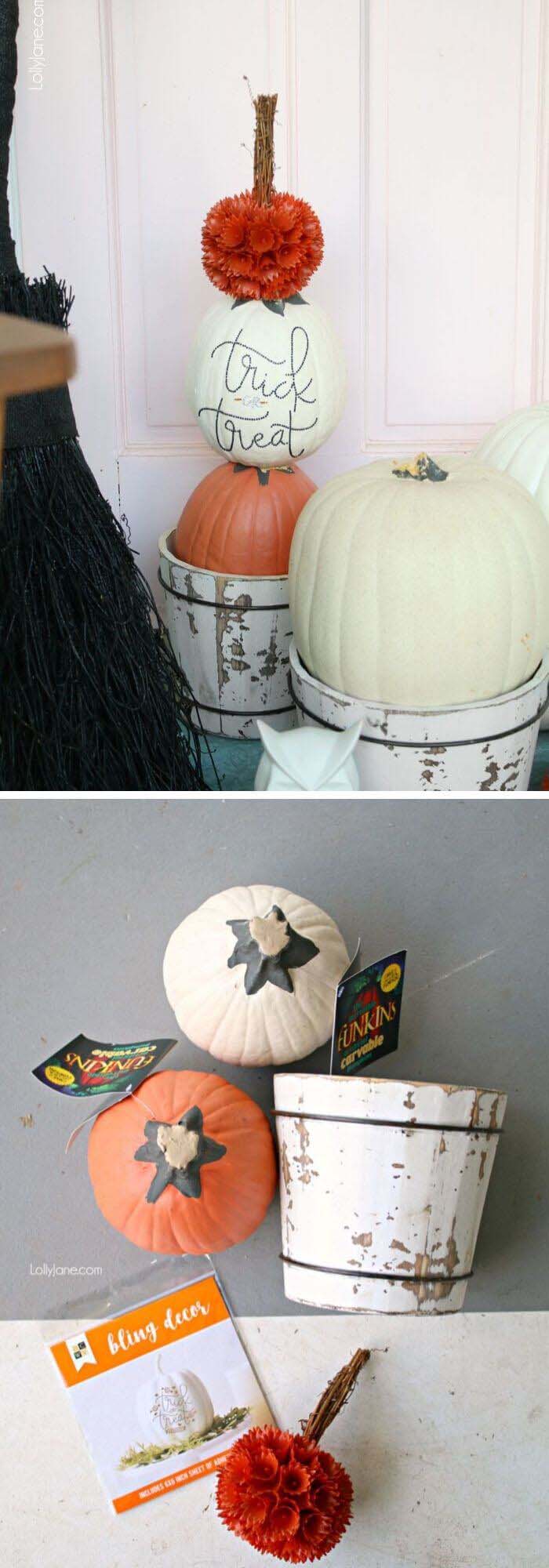 Easy DIY Halloween Topiary #topiary #halloween #decorhomeideas