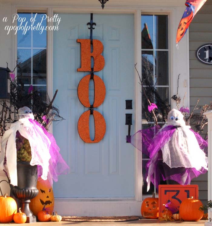 14. Fun Fear #frontporch #halloween #decorhomeideas