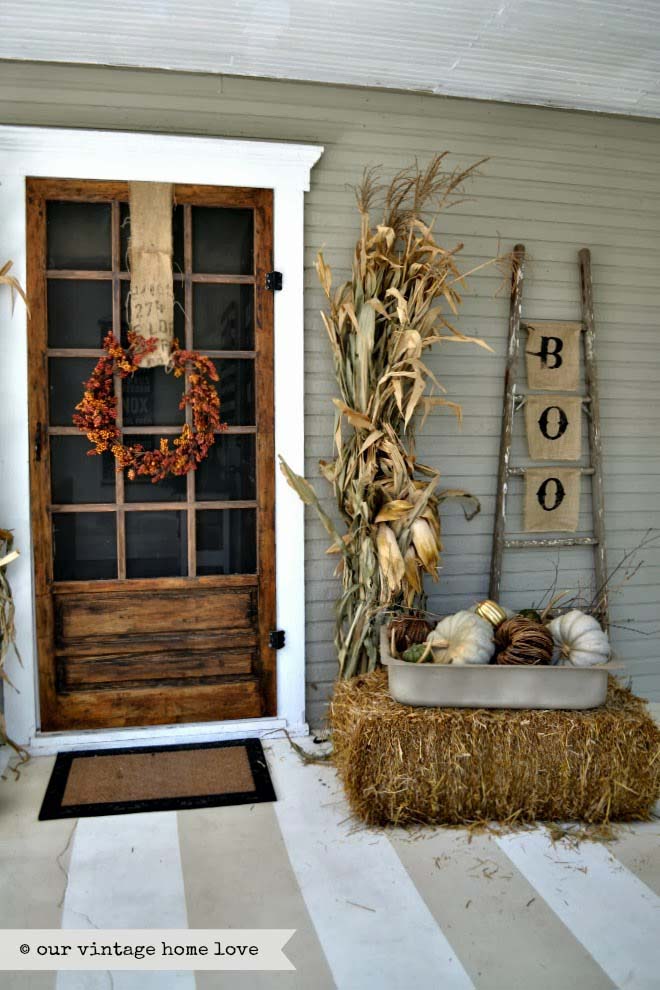 Vintage Halloween Porch #farmhouse #halloween #decorhomeideas