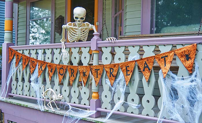 64. Why Don't You Join Us? #frontporch #halloween #decorhomeideas