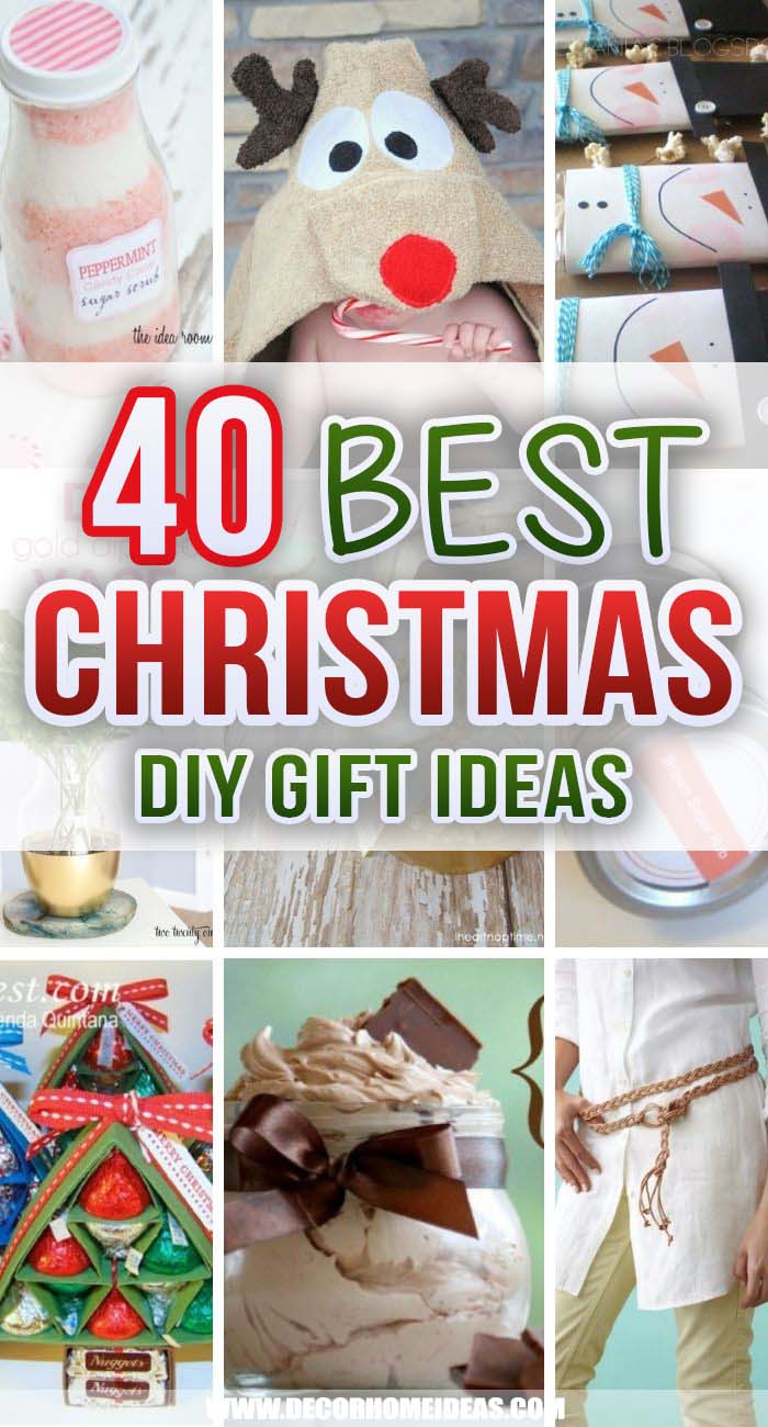 Best DIY Christmas Gifts Anyone. Make some DIY gifts this Christmas for your friends and family instead of shopping as usual. #decorhomeideas