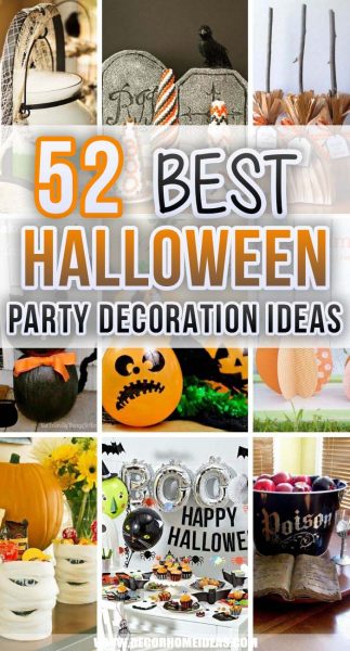 52 Super Easy Halloween Party Decoration Ideas To Get Everyone Impressed