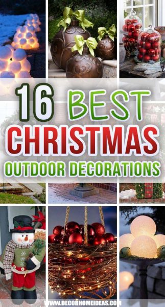 16 Wonderful Outdoor Christmas Decorations