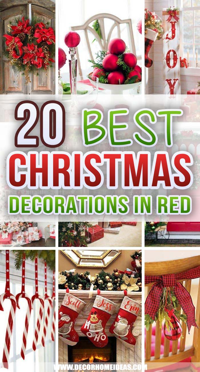 19 Classic Red Christmas Decorations That Are Timeless