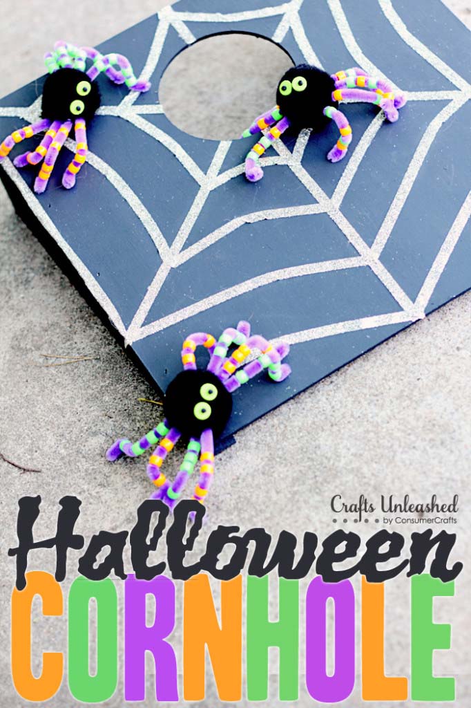 11. Child-Size Cornhole that's Entertaining and Adorable #halloween #party #decor #decorhomeideas