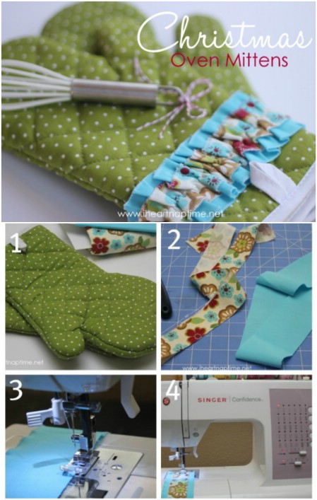 10. Decorative Oven Gloves #Christmas #gifts #decorhomeideas
