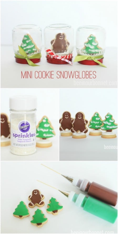 11. Edible Snow Globes #Christmas #gifts #decorhomeideas